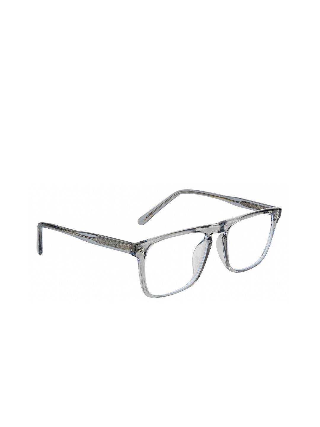 ted smith unisex grey full rim wayfarer frames