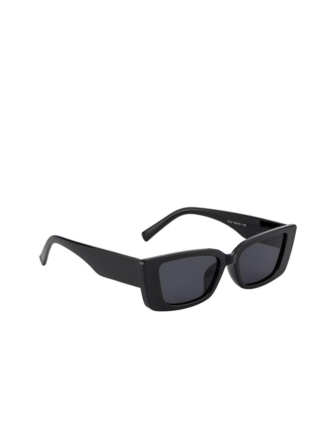 ted smith unisex grey uv protected rectangle sunglasses ts-icatchy