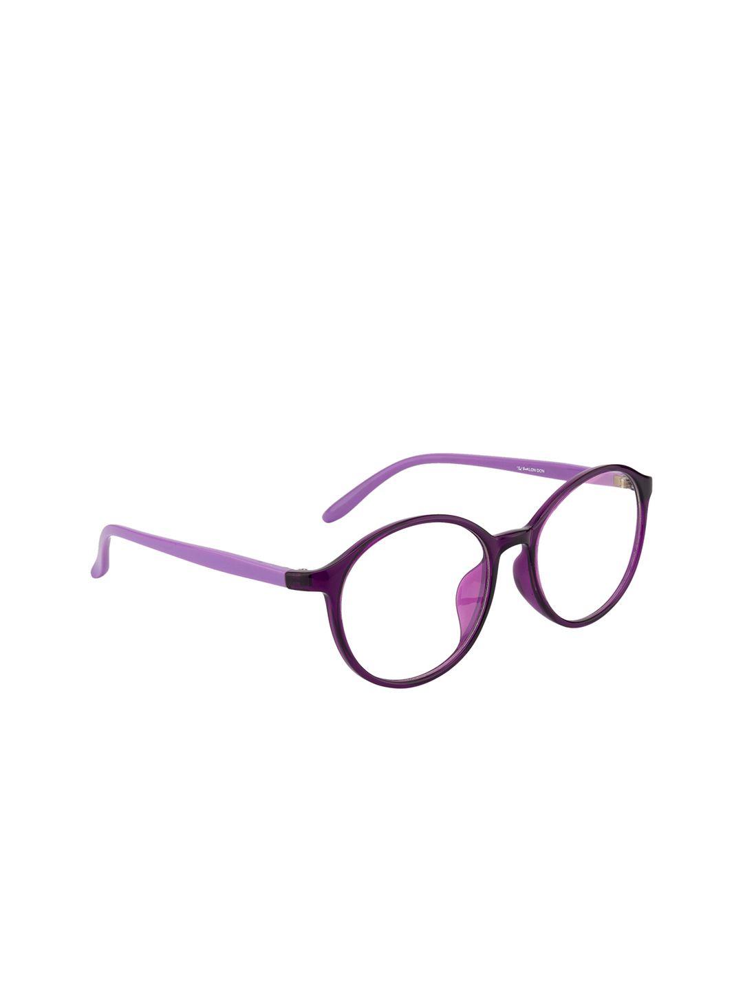 ted smith unisex purple full rim wayfarer frames - tsd-tr-9276_c6-purple