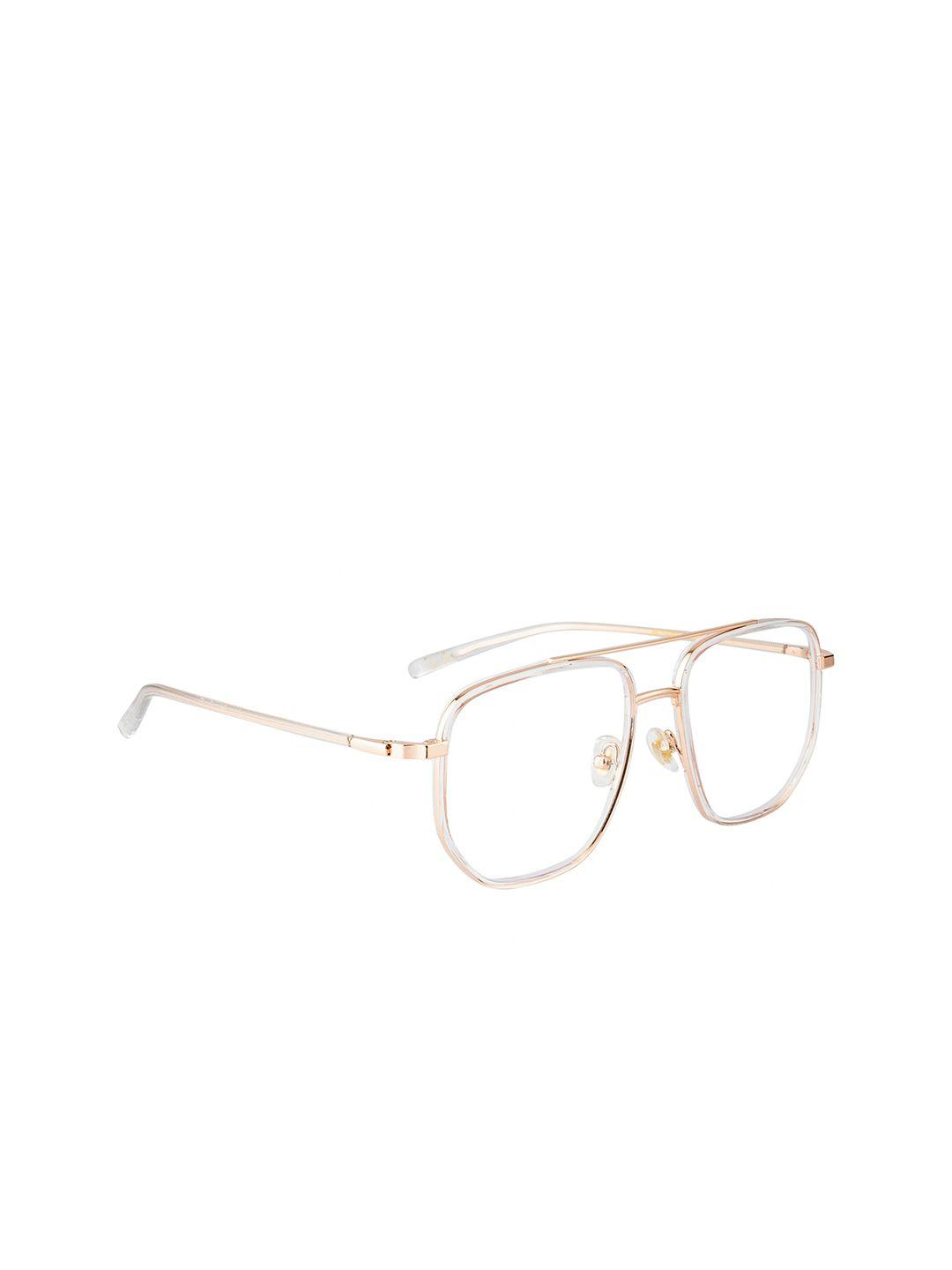 ted smith unisex rose gold full rim square frame tsi-b004_r.gld