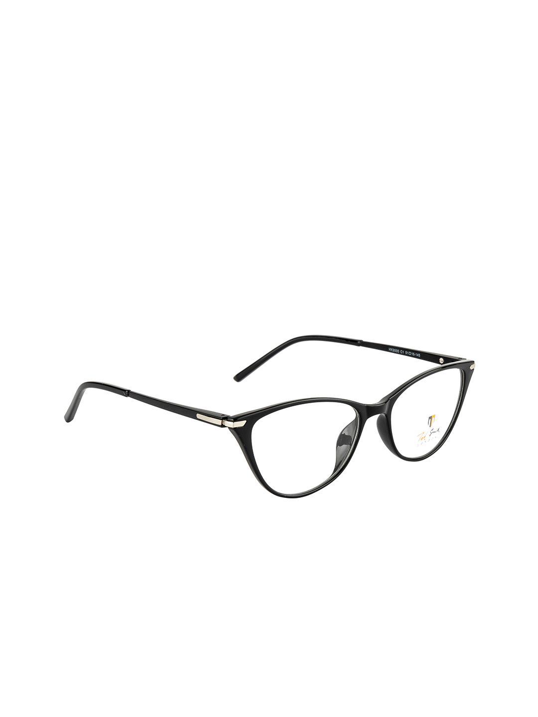 ted smith women black full rim cateye frames ts-9000_c1