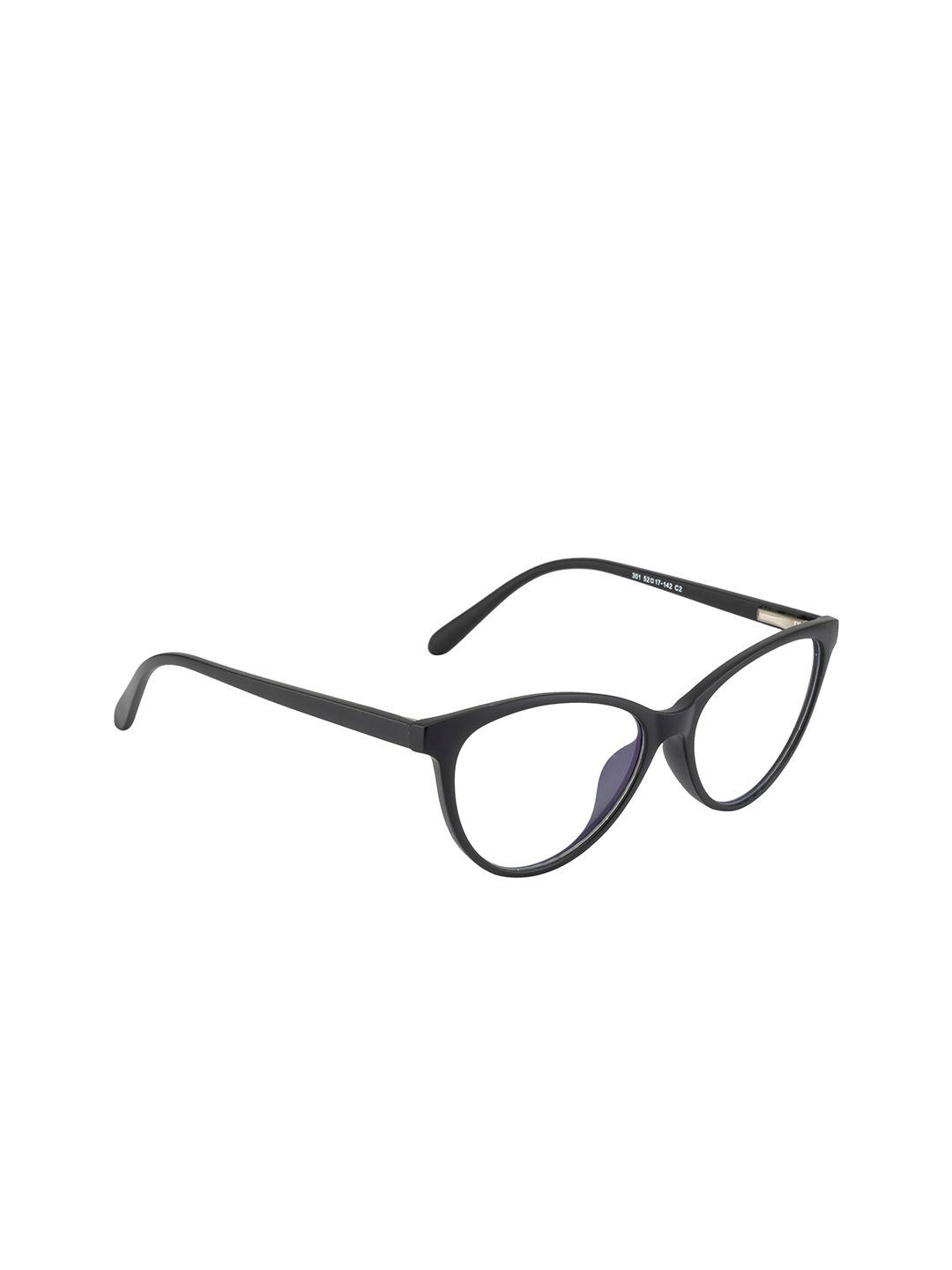 ted smith women black full rim cateye frames tsi-301-c2