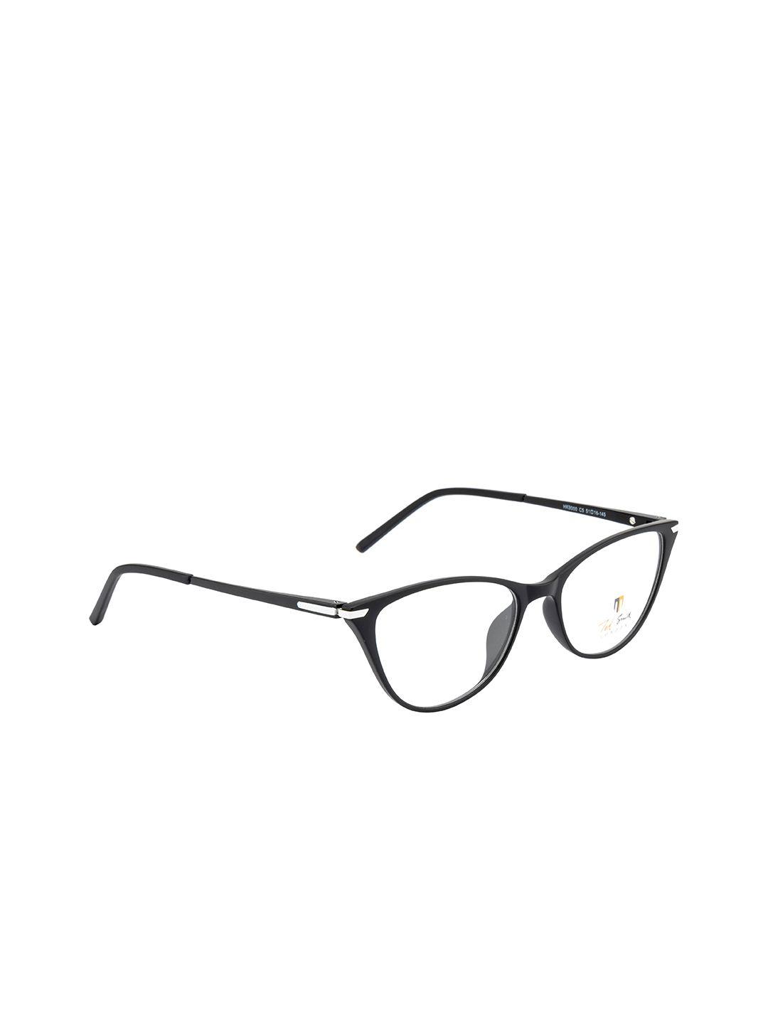 ted smith women black full rim cateye frames