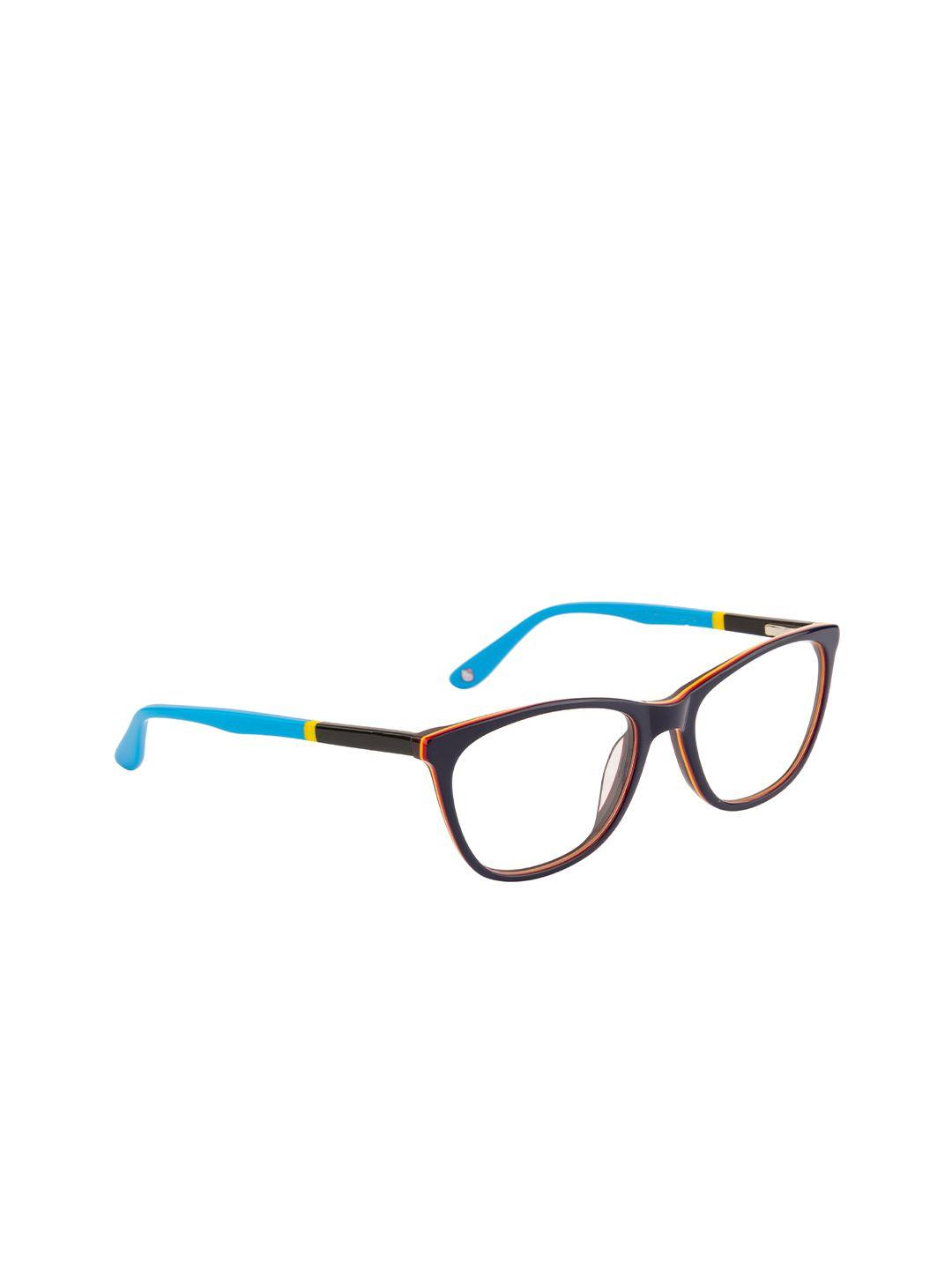 ted smith women blue & black full rim cateye frames tsd-156_c3