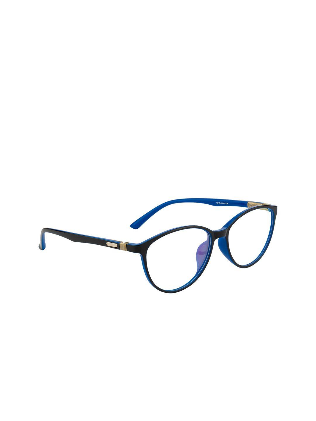 ted smith women blue & black full rim cateye frames