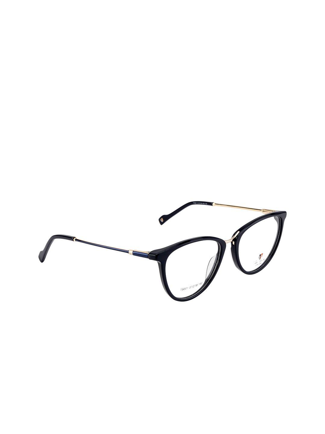 ted smith women blue & black full rim cateye frames