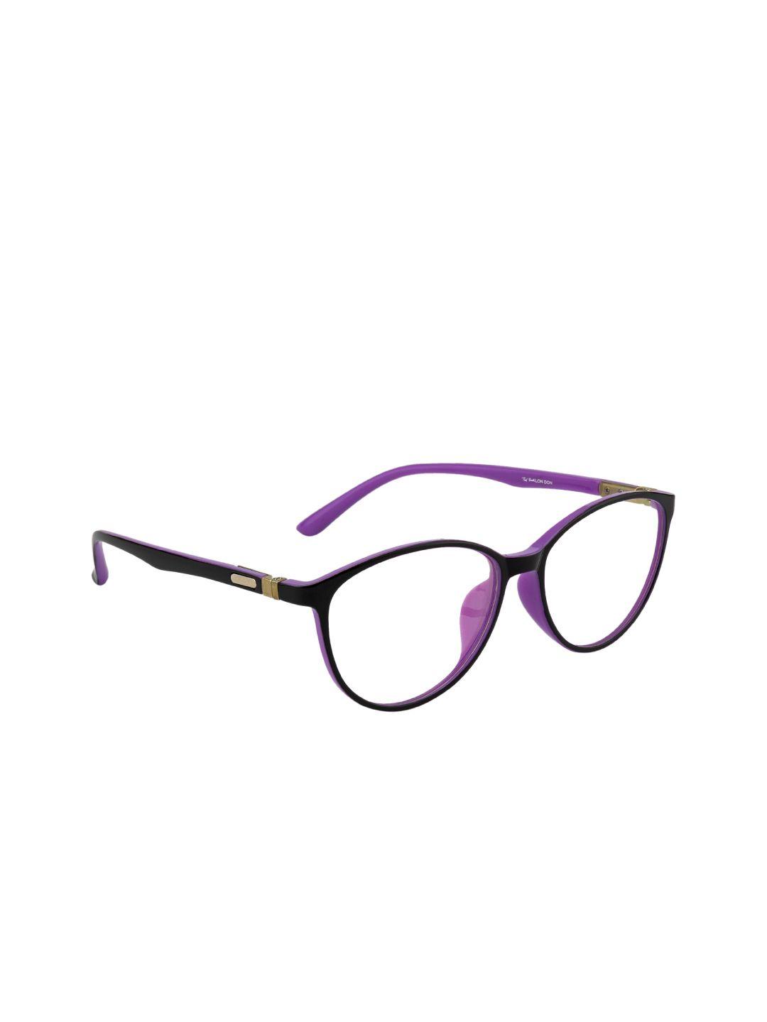 ted smith women purple & black full rim cateye frames tsd-88002_c17