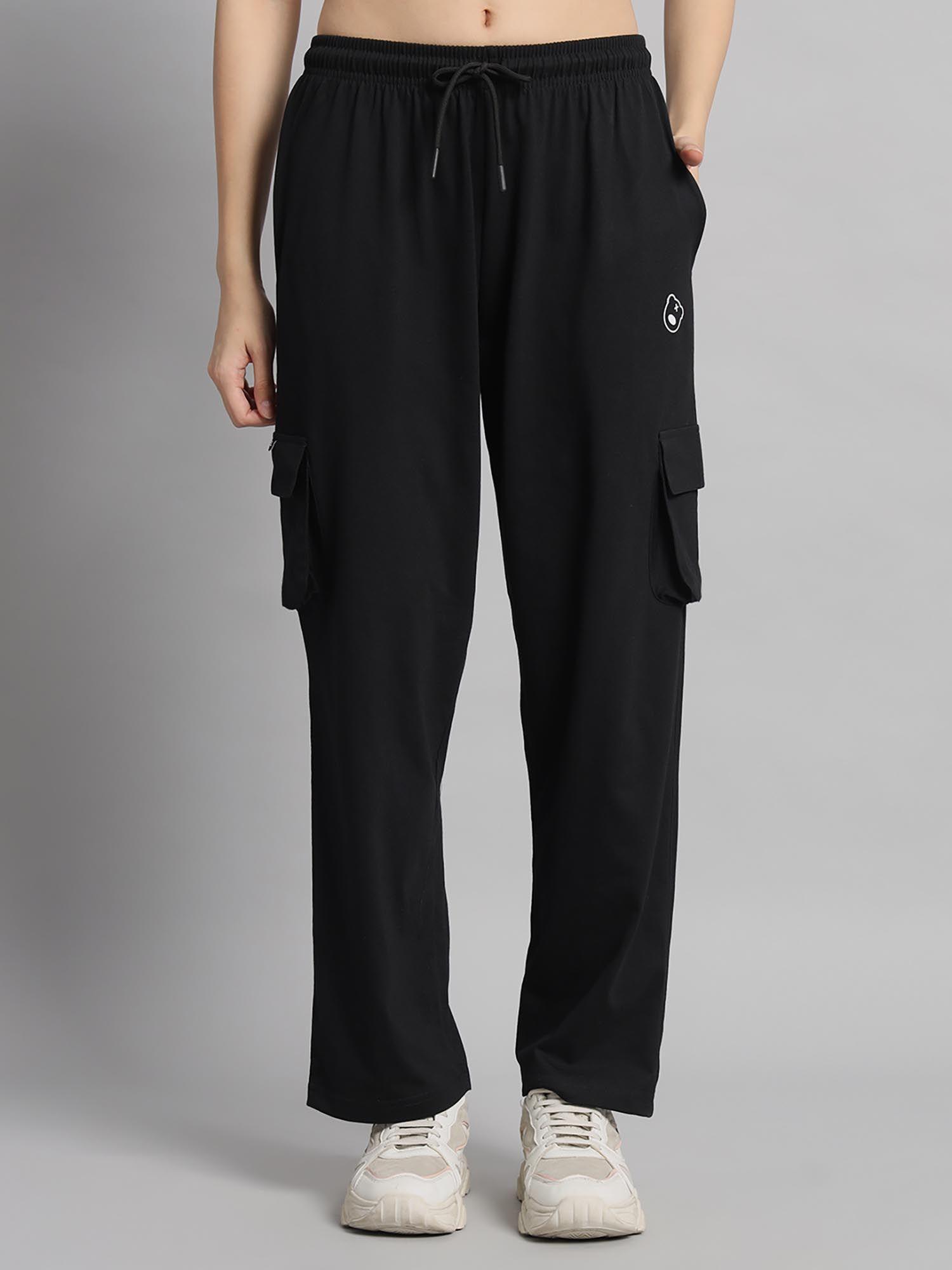 teddy pocket loose fit trackpants