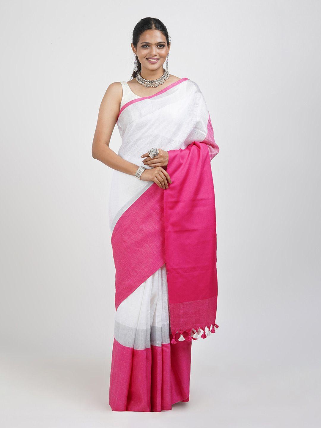 teejh colourblocked saree