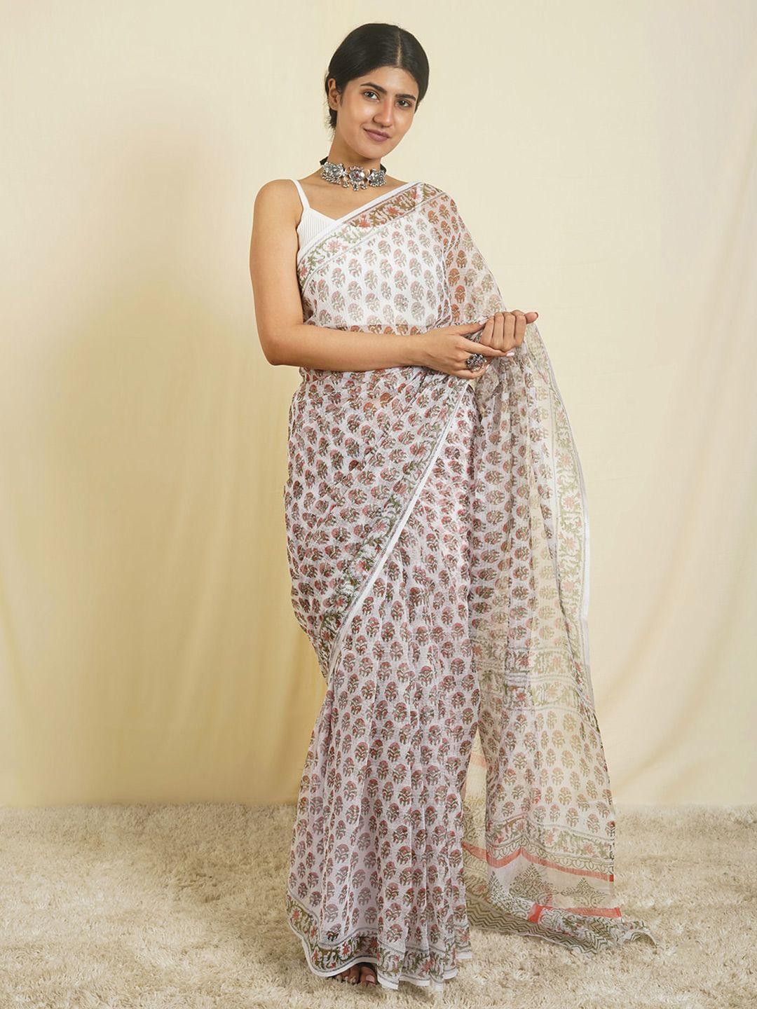 teejh ethnic motifs printed kota saree