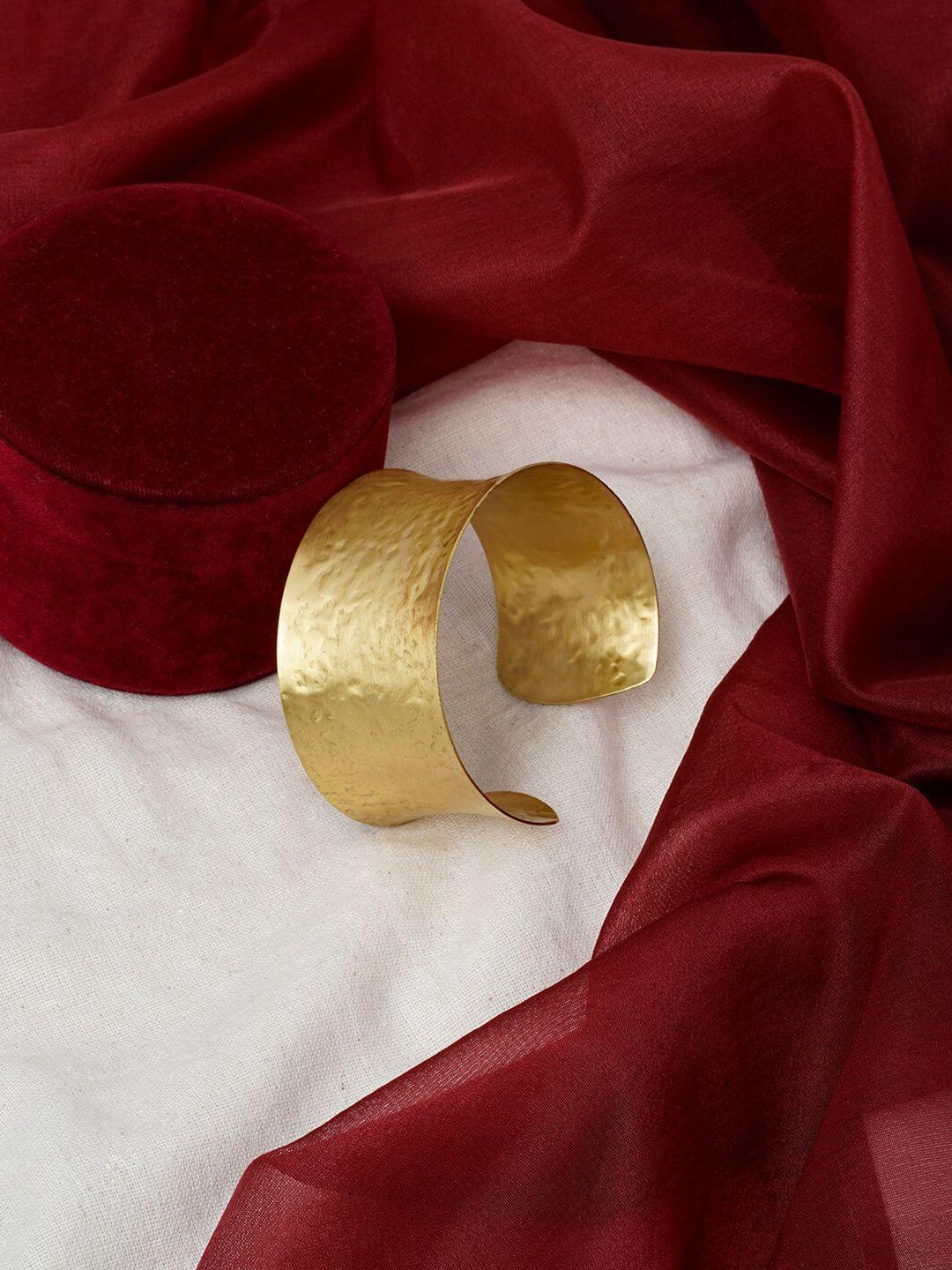 teejh gold-plated cuff bracelet