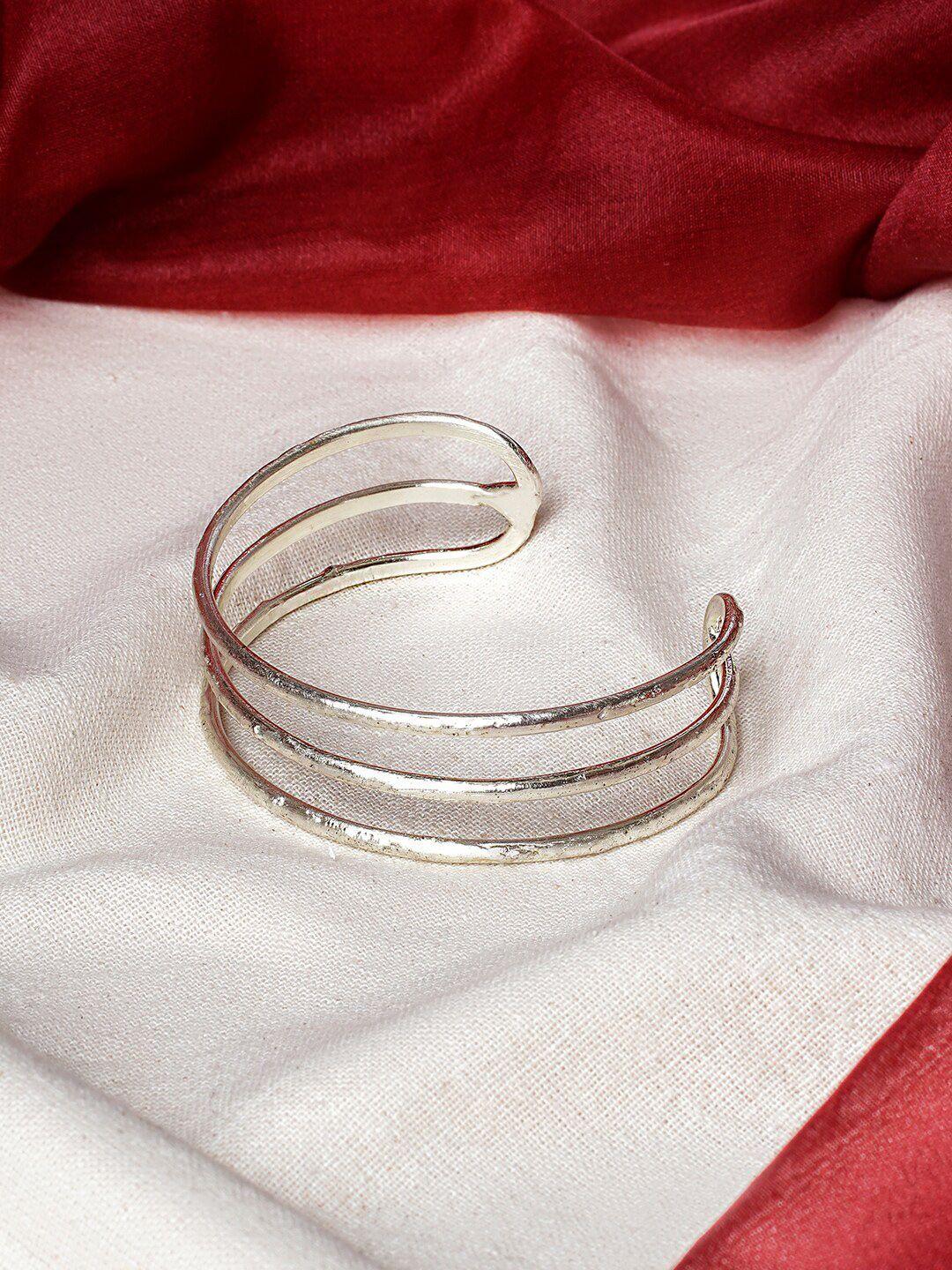 teejh silver-plated cuff bracelet