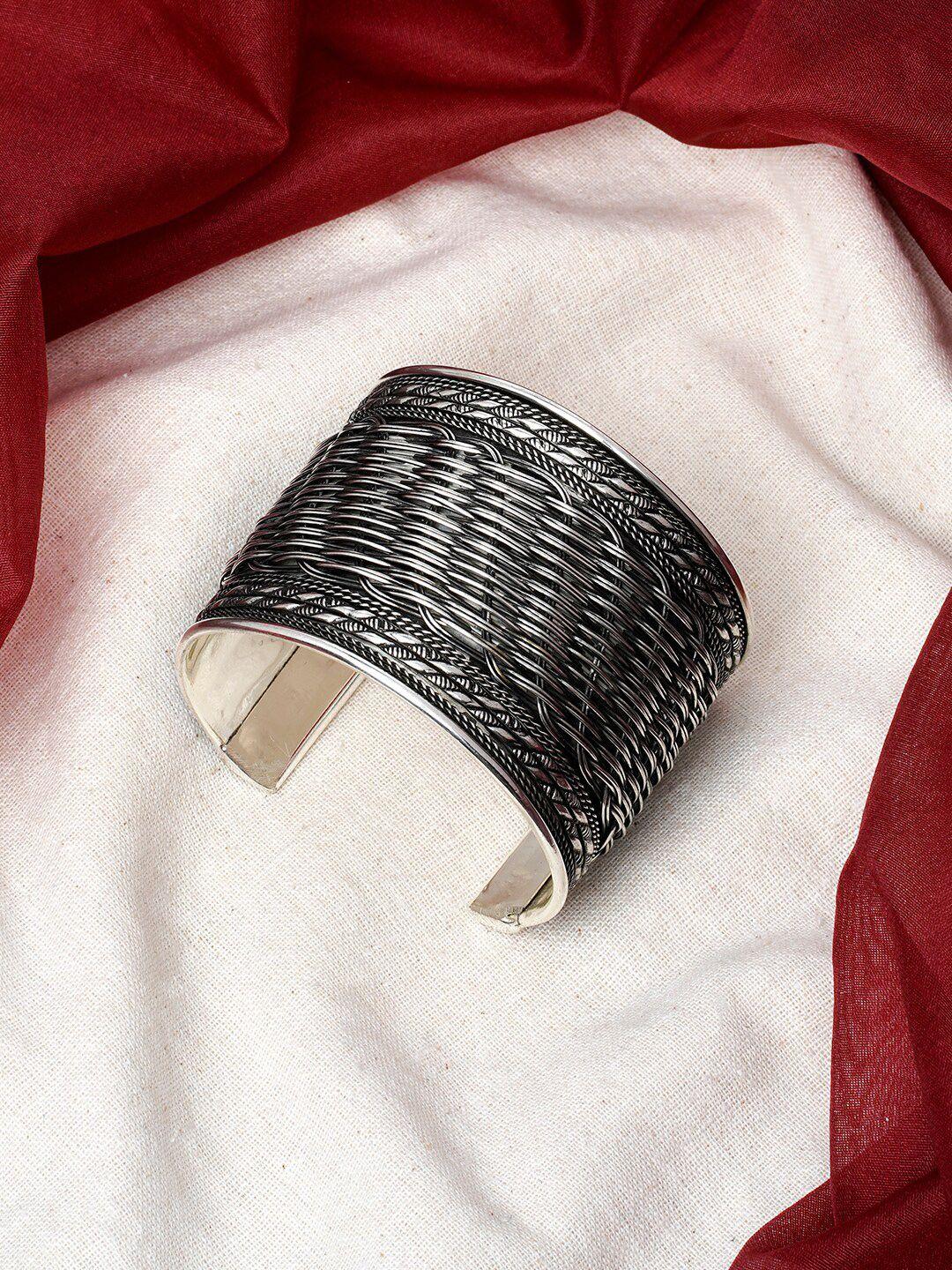 teejh silver-plated cuff bracelet