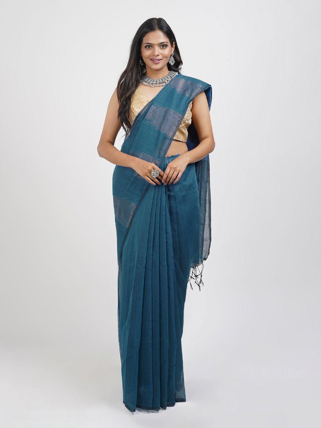 teejh woven design zari saree