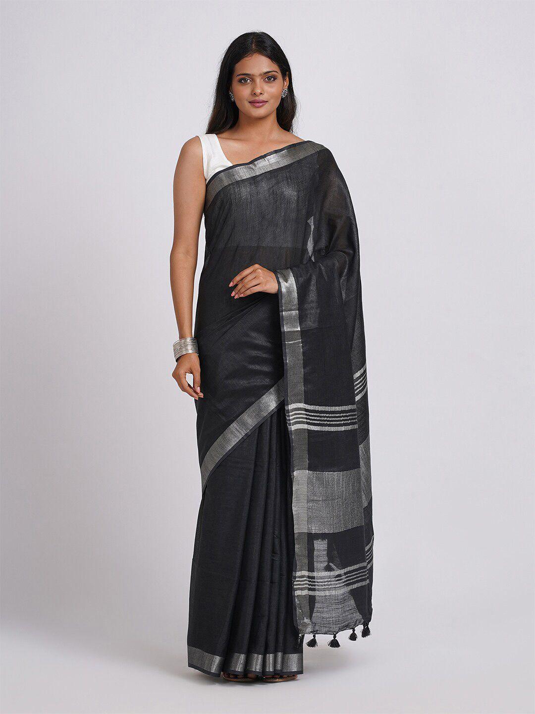 teejh woven design zari saree