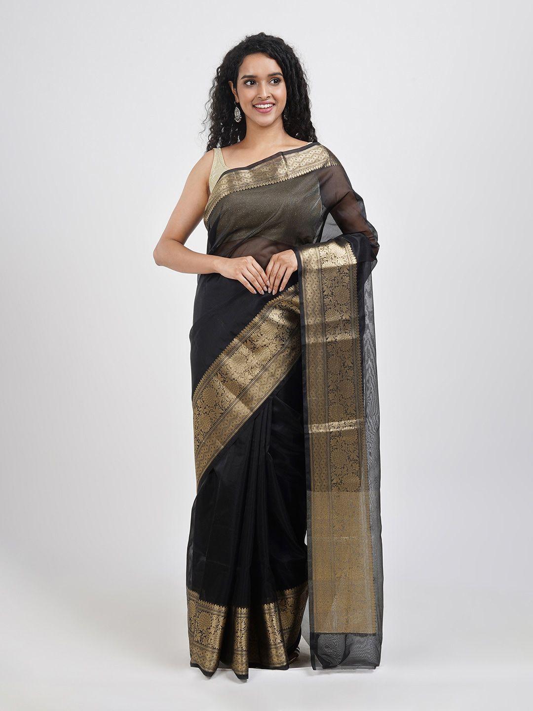 teejh zari organza saree