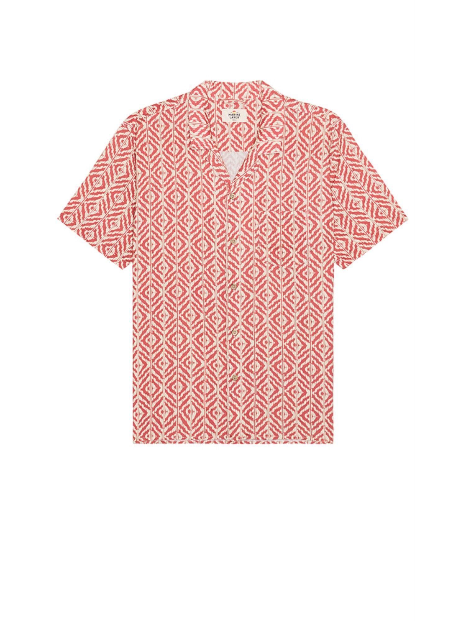 tencel linen resort shirt