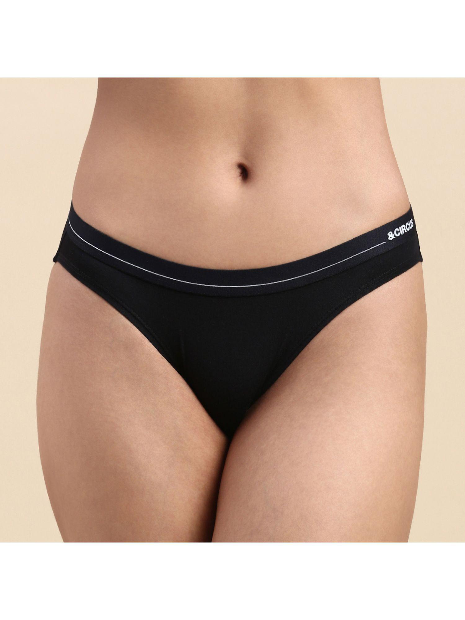 tencel modal micro womens bikini - black