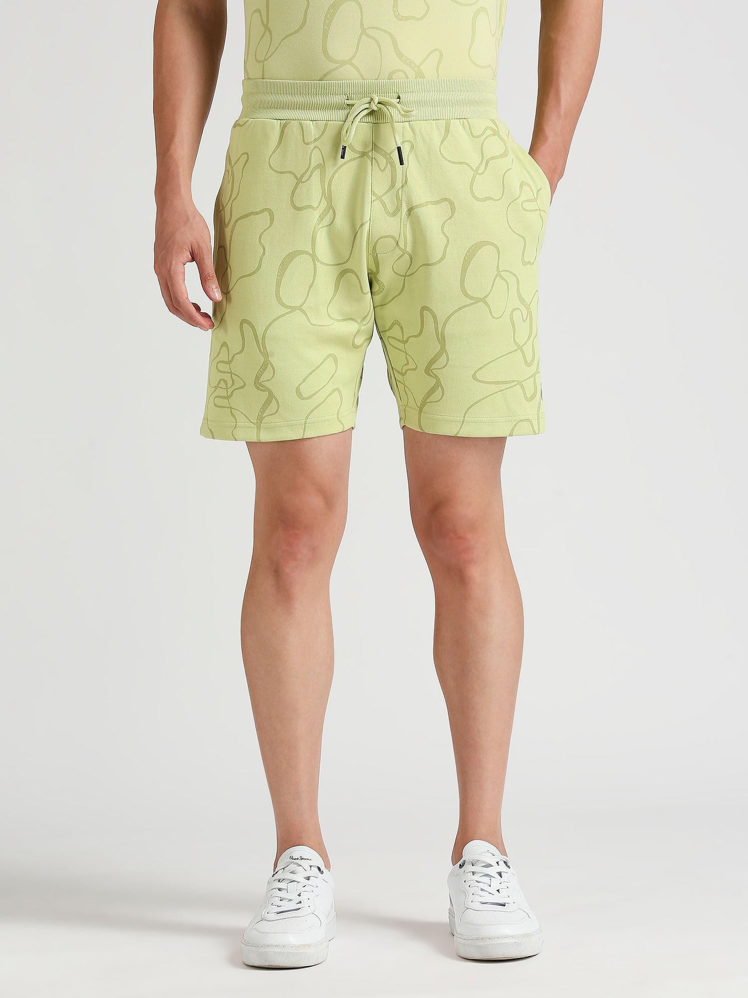 teneth elasticated shorts green