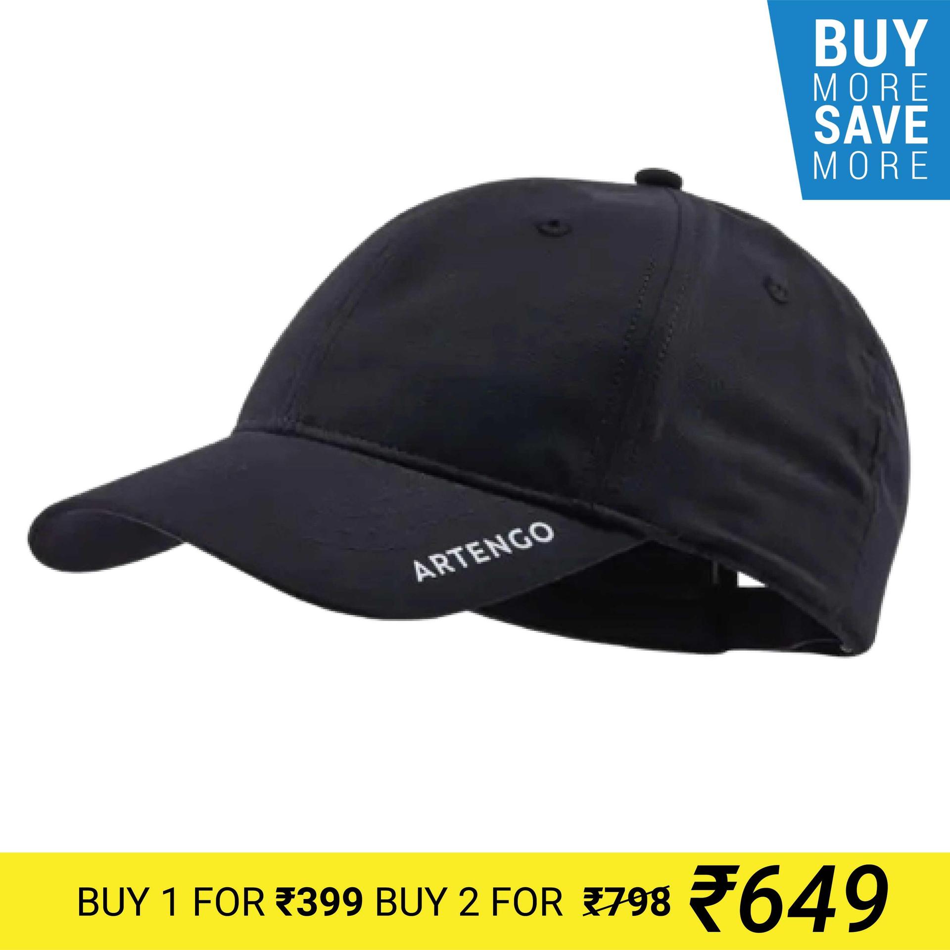 tennis cap 500 large - black