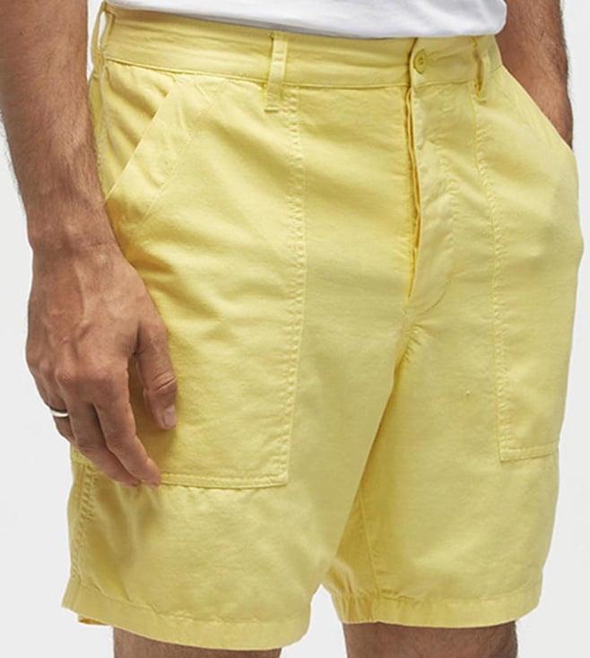terra luna castro yellow scout shorts