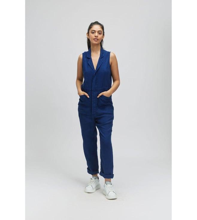 terra luna elara blue jumpsuits