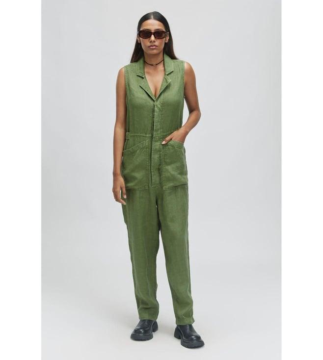 terra luna elara olive jumpsuits