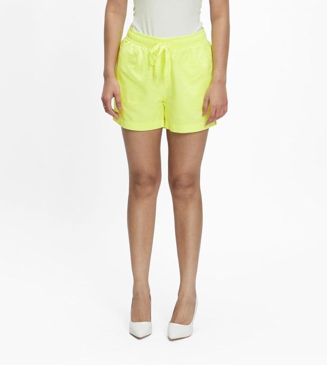 terra luna fogo aurora yellow shorts