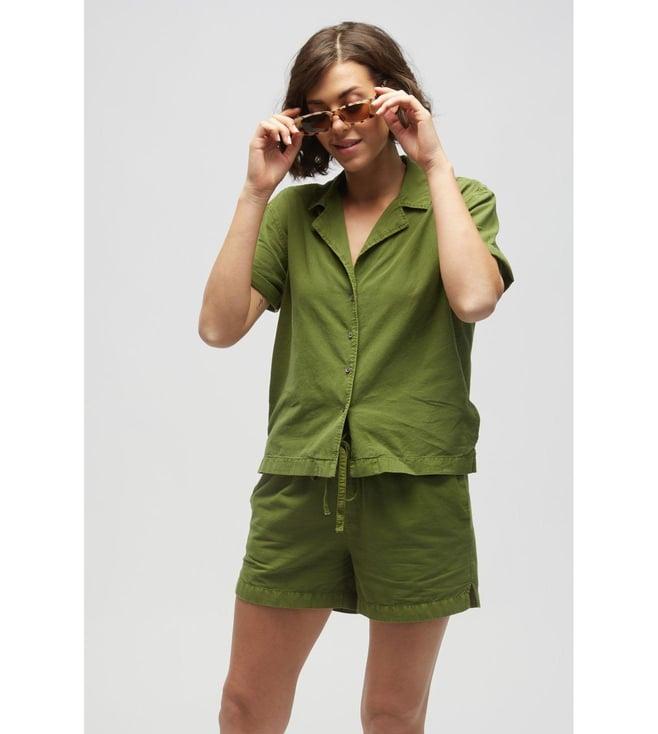 terra luna fogo olive shorts