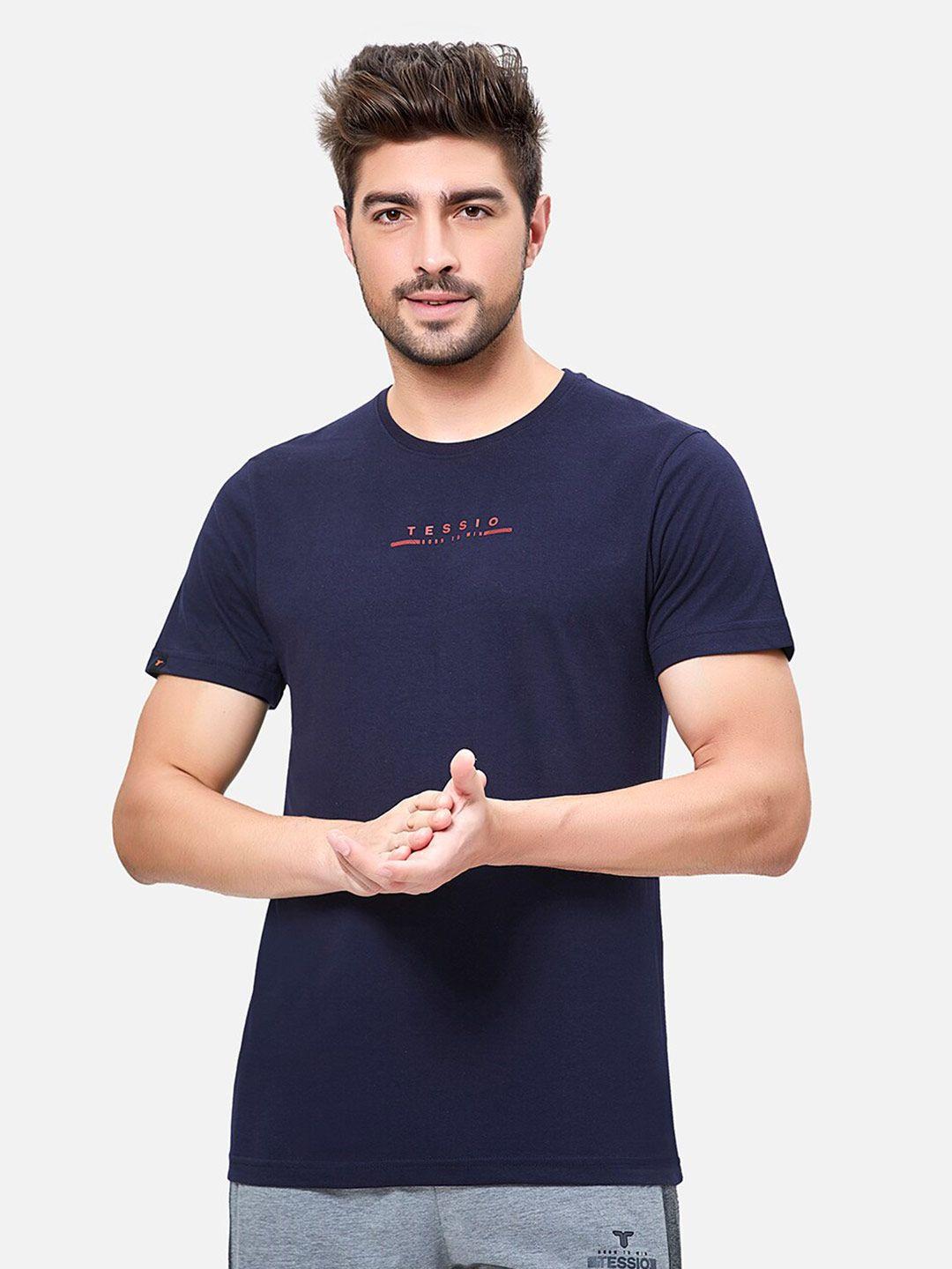 tessio men navy blue t-shirt