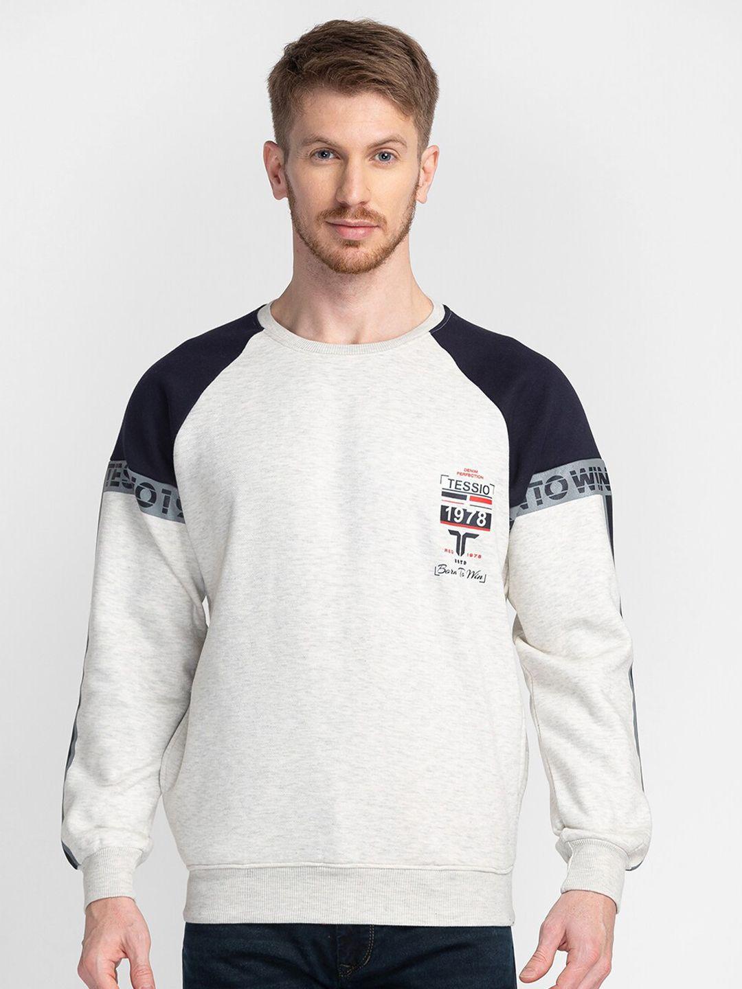 tessio men off white sweatshirt