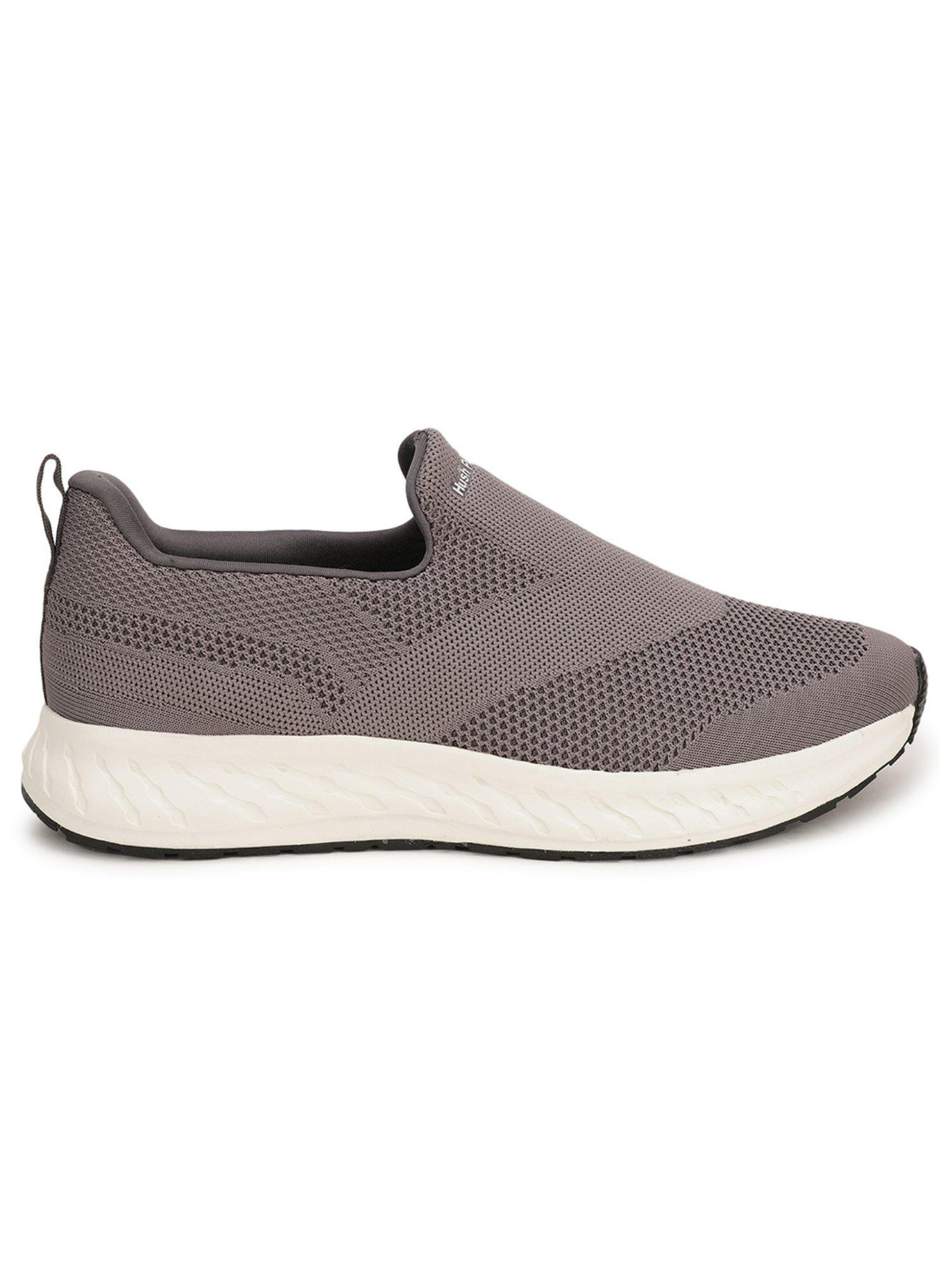 textured grey sneakers