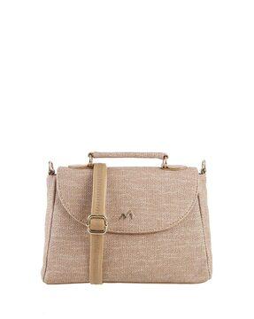 textured-handbag-with-detachable-strap