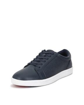 textured lace-ups casual shoes