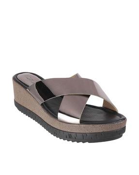 textured-platforms-with-criss-cross-straps