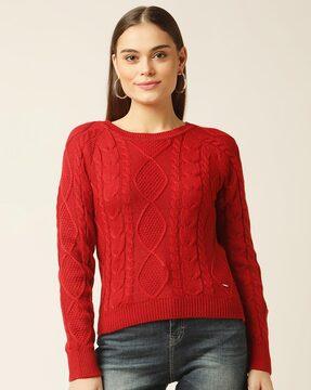 textured pullovers sweater