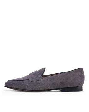 textured slip-on loafers