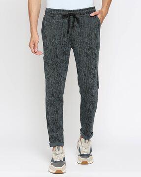textured washed joggers