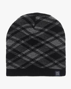 textured beanie cap