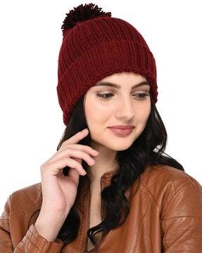 textured beanie cap