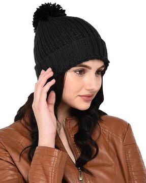 textured beanie cap