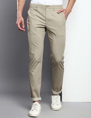 textured bleecker fit batique casual trousers