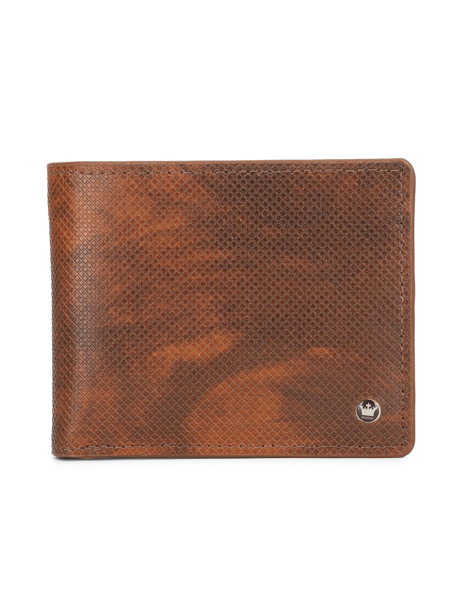 textured brown wallet