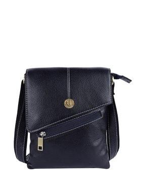 textured classic sling bag