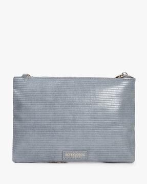 textured clutch with chain strap