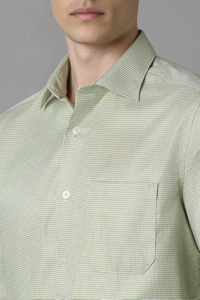 textured cotton regular fit mens formal shirt