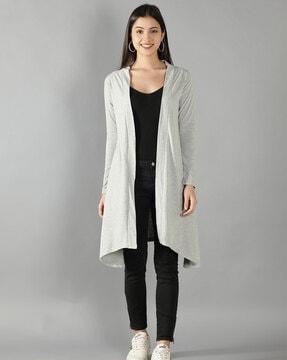 textured cotton shrug