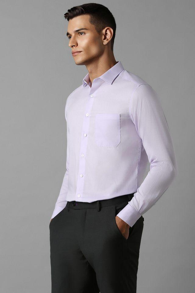 textured cotton slim fit mens formal shirt