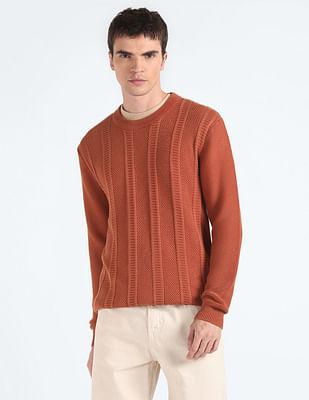 textured cotton sweater