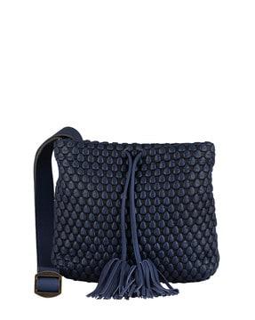 textured crossbody bag